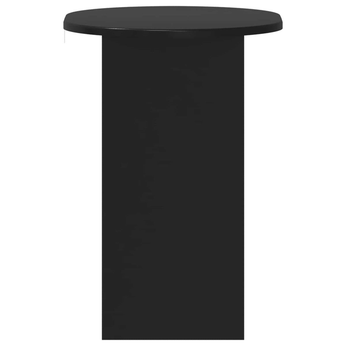 vidaXL Τραπεζάκι Πλευράς Μαύρο 50 x 39,5 x 55 εκ Επεξεργασμένο Ξύλο