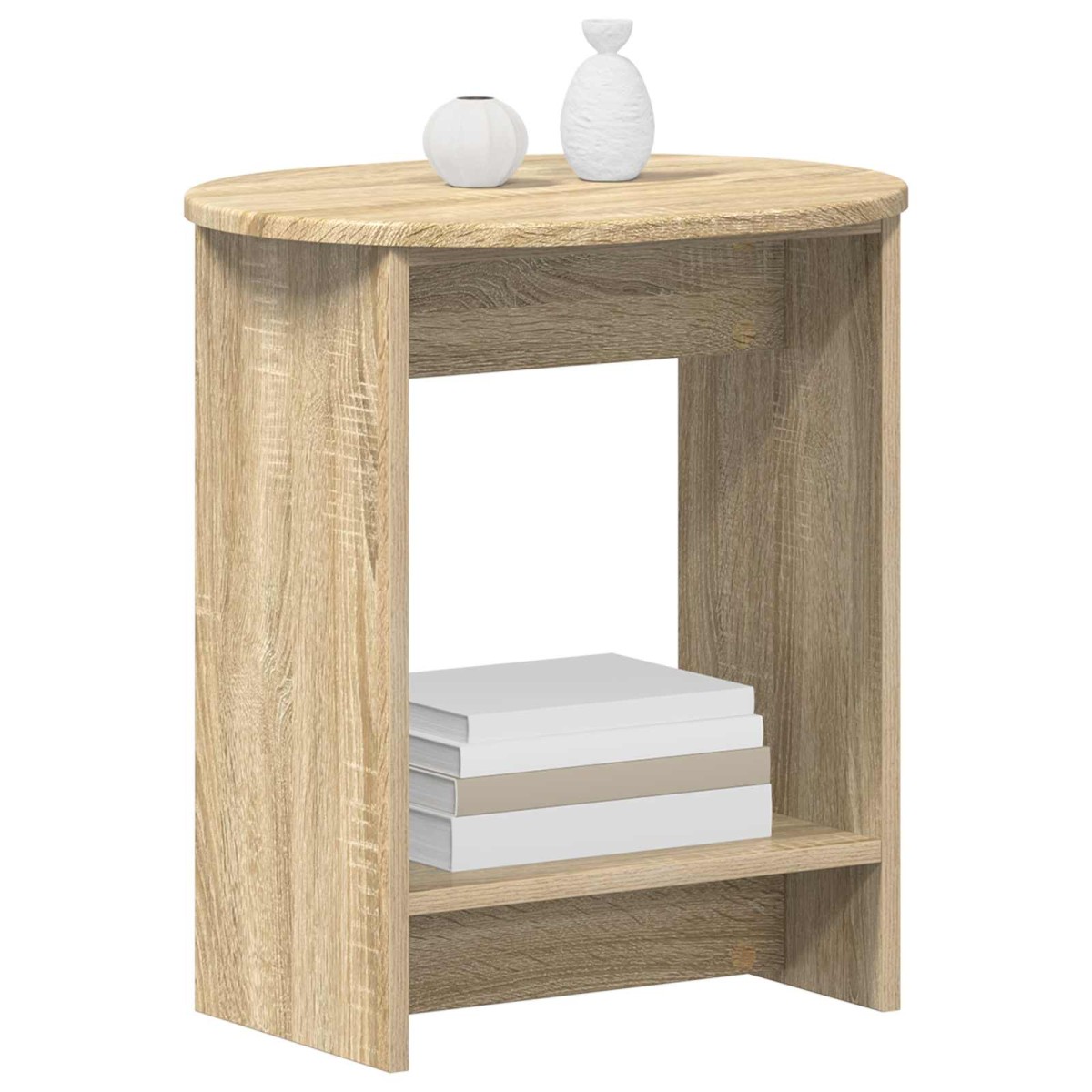 vidaXL Τραπεζάκι Πλευράς Sonoma Δρυς 50 x 39,5 x 55 εκ