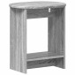vidaXL Τραπεζάκι Πλευράς Γκρι Sonoma 50 x 39,5 x 55 εκ
