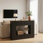 vidaXL Τραπέζι κονσόλας Μαύρο 101 x 29 x 74 εκ.