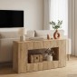 vidaXL Τραπέζι κονσόλας Δρύς Sonoma 101 x 29 x 74 εκ.