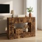vidaXL Τραπέζι κονσόλας Καπνιστή Δρυς 101 x 29 x 74 εκ.