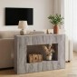 vidaXL Τραπέζι κονσόλας Γκρι Σονομά 101 x 29 x 74 εκ.