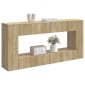 vidaXL Τραπέζι κονσόλας Δρύς Sonoma 155 x 29 x 74 εκ.