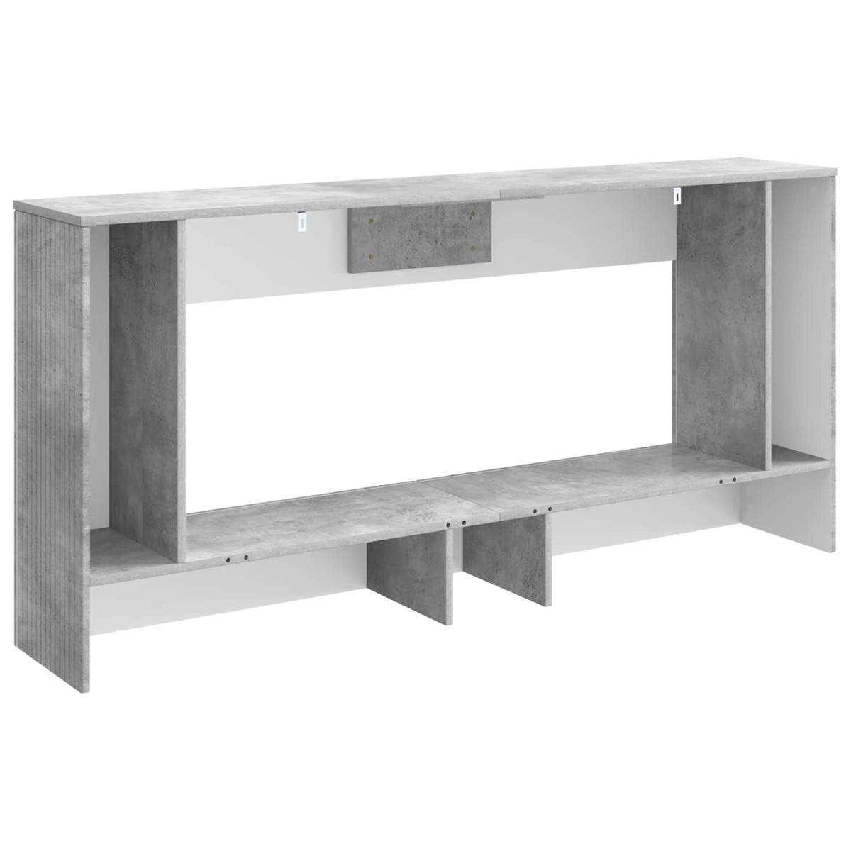 vidaXL Τραπέζι κονσόλας Σκυρόχρωμο Γκρι 155 x 29 x 74 εκ.