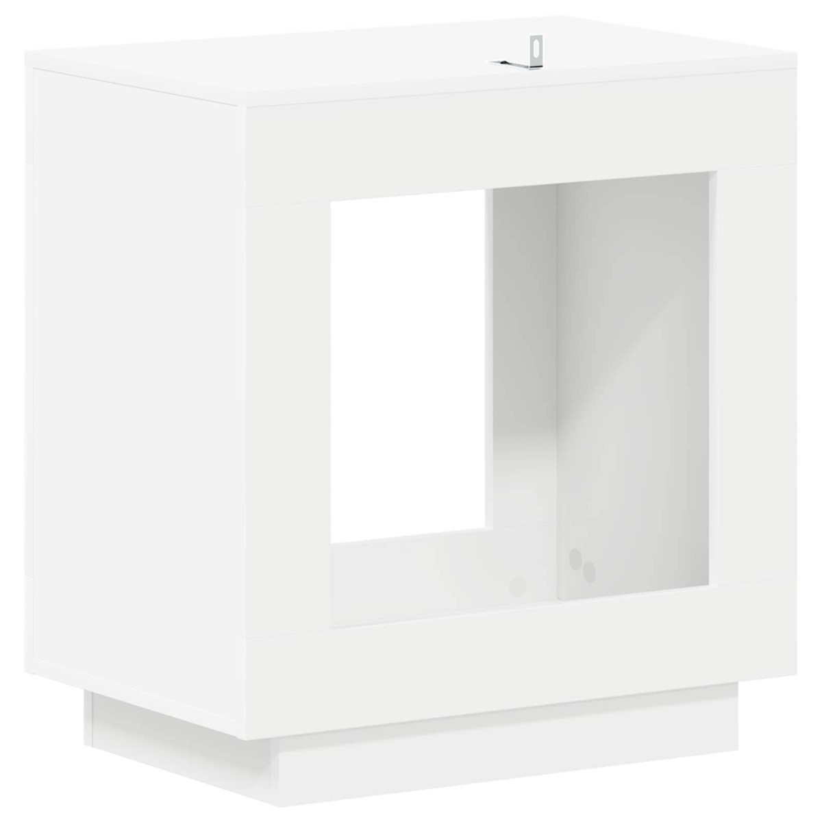 vidaXL Τραπεζάκι Πλευράς Λευκό 60 x 40 x 65 εκ. Επεξεργασμένο Ξύλο