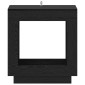 vidaXL Τραπεζάκι Πλευράς Μαύρη Δρυς 60 x 40 x 65 εκ.