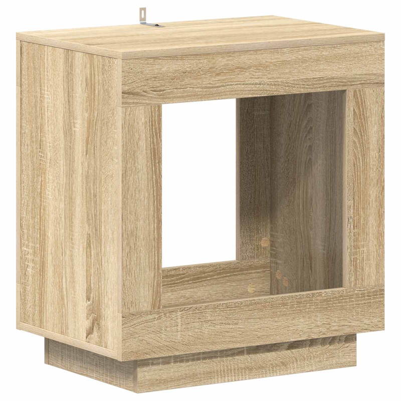 vidaXL Τραπεζάκι Πλευράς Sonoma Δρυς 60 x 40 x 65 εκ.