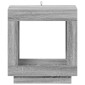 vidaXL Τραπεζάκι Πλευράς Γκρι Sonoma 60 x 40 x 65 εκ.