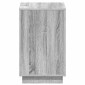 vidaXL Τραπεζάκι Πλευράς Γκρι Sonoma 60 x 40 x 65 εκ.