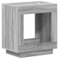 vidaXL Τραπεζάκι Πλευράς Γκρι Sonoma 60 x 40 x 65 εκ.