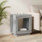 vidaXL Τραπεζάκι Πλευράς Γκρι Sonoma 60 x 40 x 65 εκ.