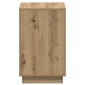 vidaXL Τραπεζάκι Πλευράς Artisan Δρυς 60 x 40 x 65 εκ.