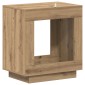 vidaXL Τραπεζάκι Πλευράς Artisan Δρυς 60 x 40 x 65 εκ.