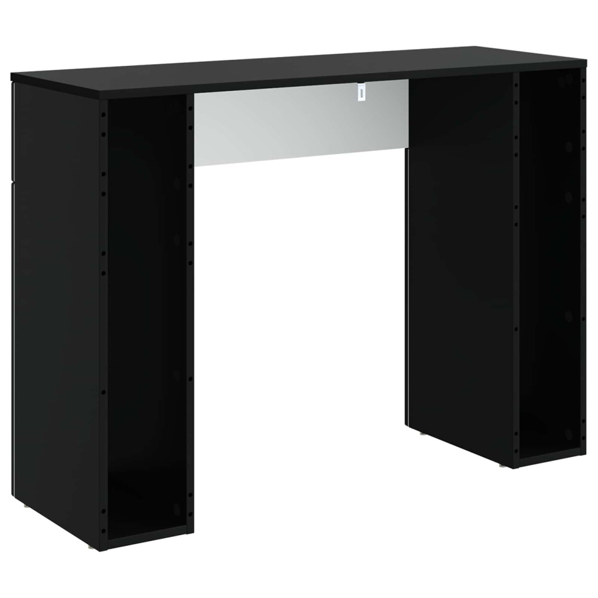 vidaXL Τραπεζάκι σαλονιού Μαύρο 102 x 35 x 75 εκ Επεξεργασμένο Ξύλο