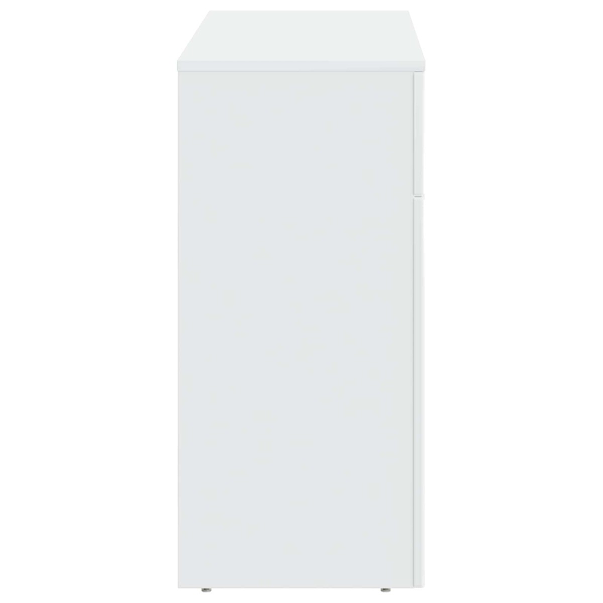 vidaXL Τραπεζάκι σαλονιού Γυαλιστερό Λευκό 102 x 35 x 75 εκ