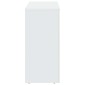 vidaXL Τραπεζάκι σαλονιού Γυαλιστερό Λευκό 102 x 35 x 75 εκ