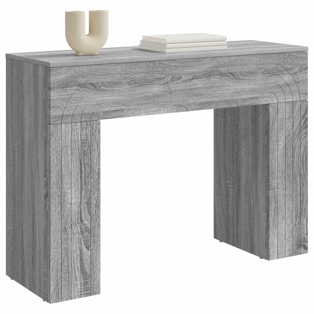 vidaXL Τραπεζάκι σαλονιού Γκρι Sonoma 102 x 35 x 75 εκ