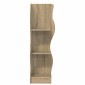 vidaXL Γωνιακό ράφι Sonoma Δρυς 34 x 33 x 102 εκ Επεξεργασμένο Ξύλο