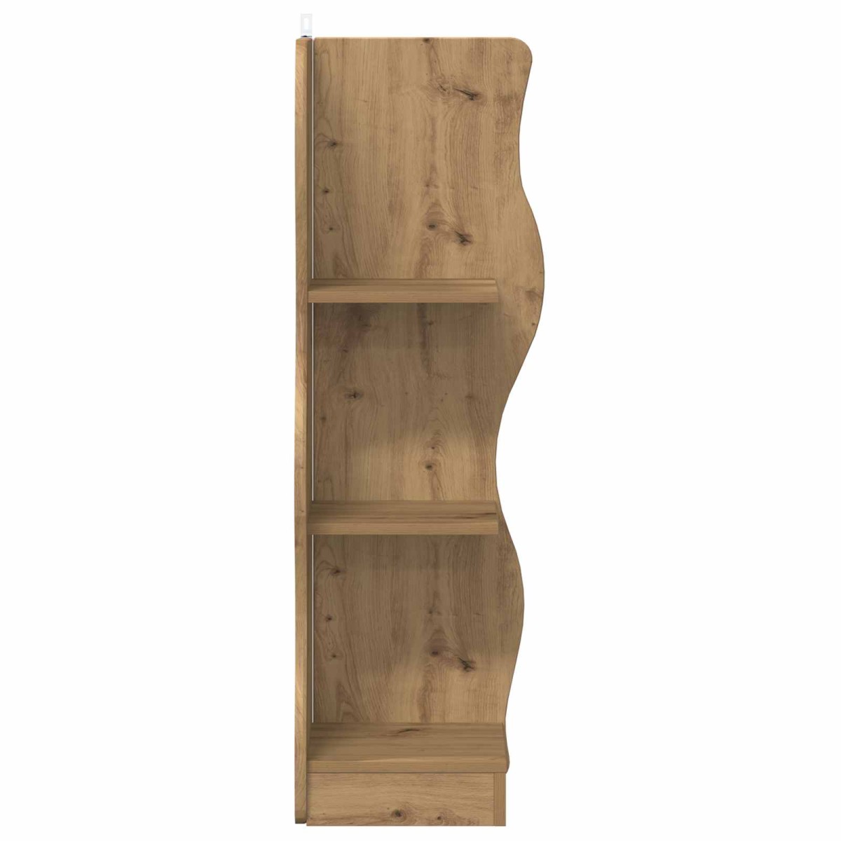 vidaXL Γωνιακό ράφι Artisan Δρυς 34 x 33 x 102 εκ Επεξεργασμένο Ξύλο