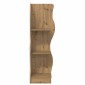 vidaXL Γωνιακό ράφι Artisan Δρυς 34 x 33 x 102 εκ Επεξεργασμένο Ξύλο