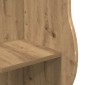 vidaXL Γωνιακό ράφι Artisan Δρυς 34 x 33 x 102 εκ Επεξεργασμένο Ξύλο