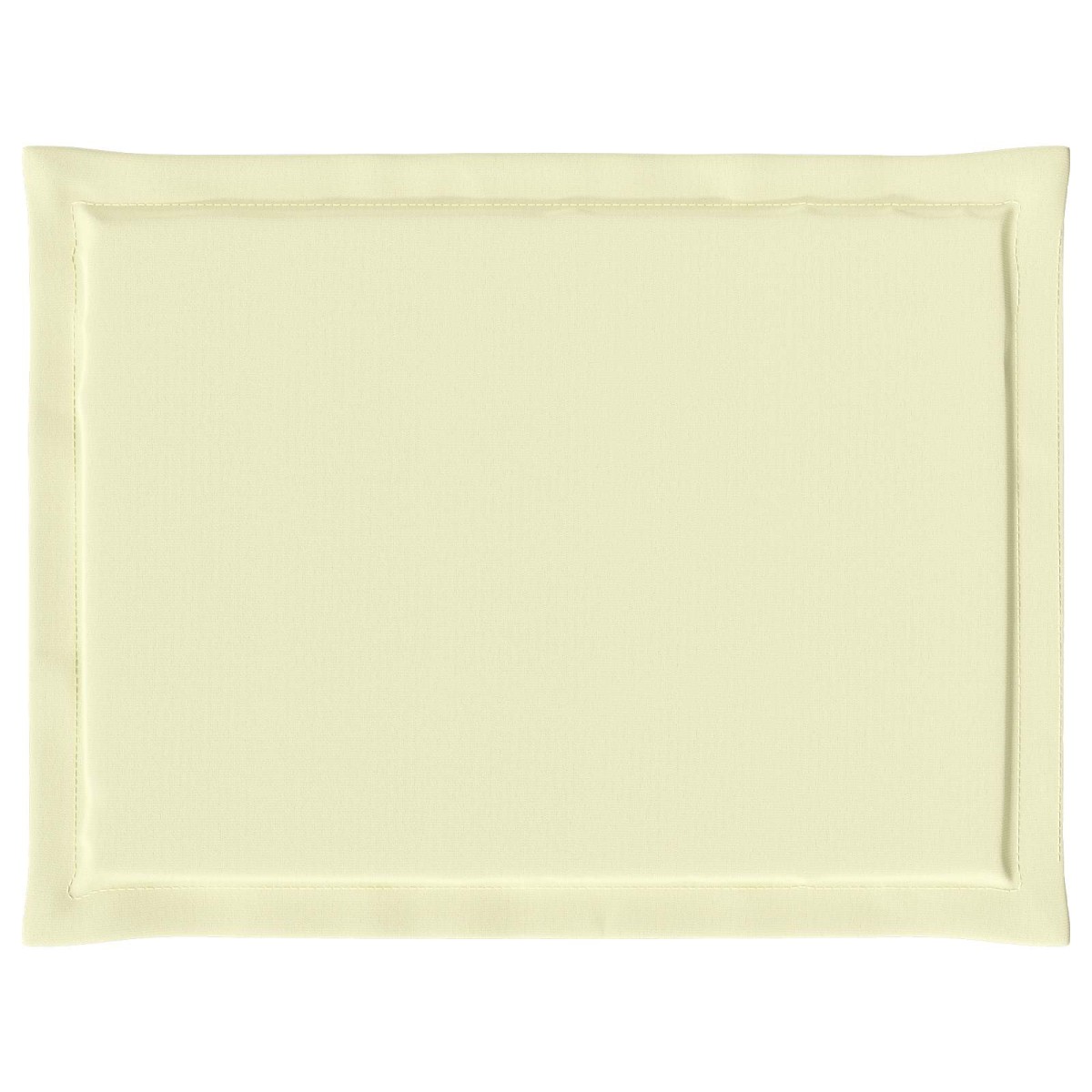 vidaXL Μαξιλάρια καθισμάτων 2 pcs Κρεμ 47 x 36 x 2 εκ. Πολυεστέρας