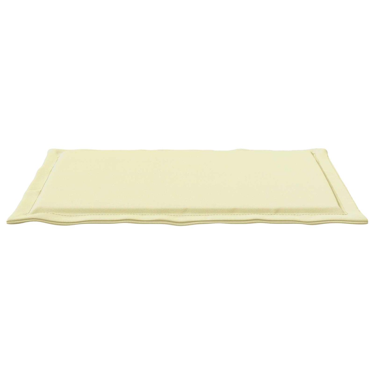 vidaXL Μαξιλάρια καθισμάτων 2 pcs Κρεμ 47 x 36 x 2 εκ. Πολυεστέρας