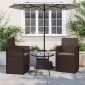 vidaXL Μαξιλάρια καθισμάτων 2 pcs Πολυεστέρας Taupe 47 x 36 x 2 εκ.