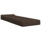 vidaXL Κρεβάτι Καναπέ Αναδιπλούμενο Taupe 200 x 70 x 15 εκ. Ύφασμα