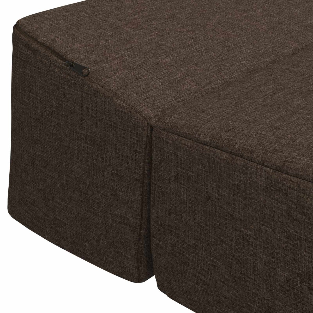 vidaXL Κρεβάτι Καναπέ Αναδιπλούμενο Taupe 200 x 70 x 15 εκ. Ύφασμα