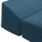 vidaXL Κρεβάτι Καναπέ Αναδιπλούμενο Μπλε 200 x 70 x 10 εκ. Βελούδο