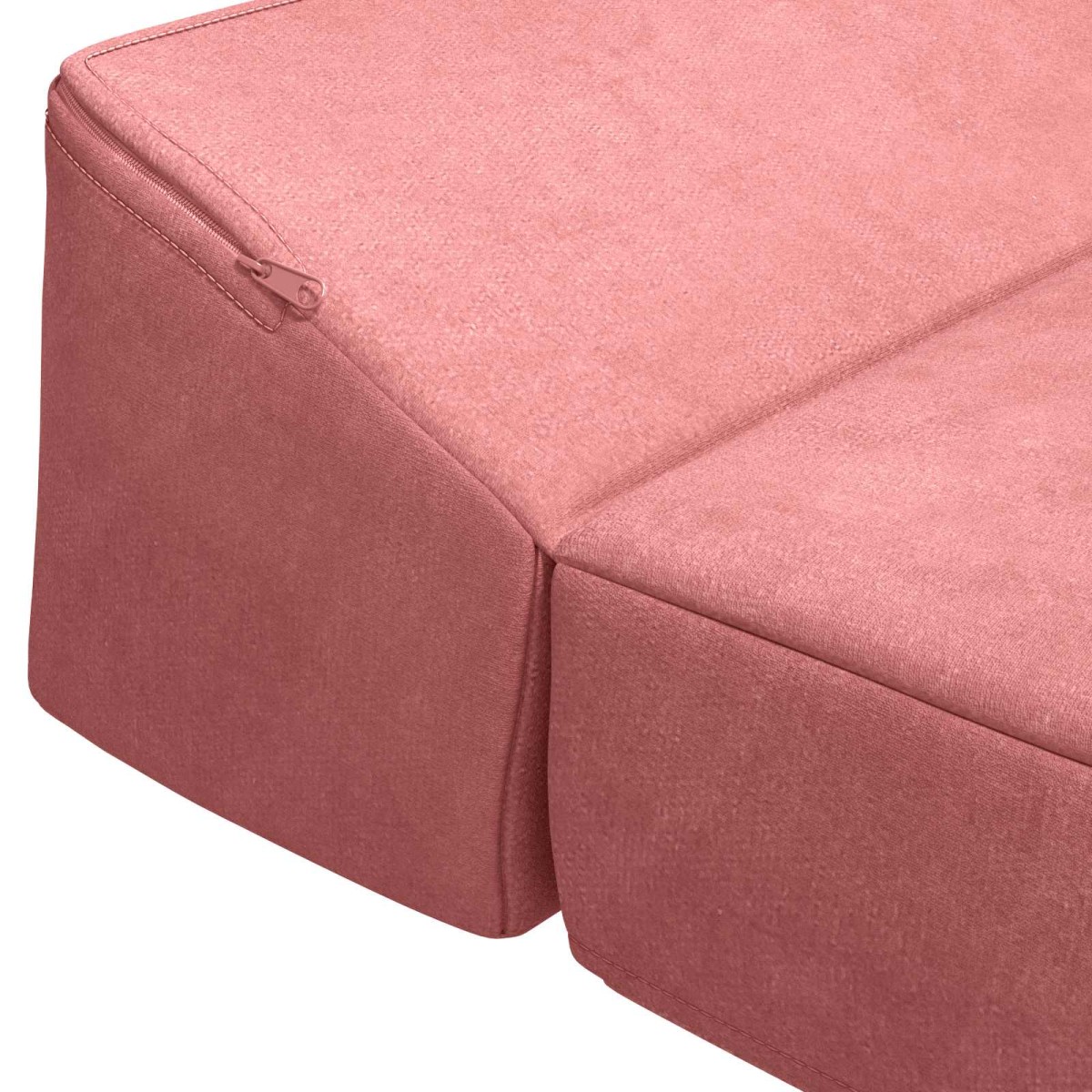 vidaXL Κρεβάτι Καναπέ Αναδιπλούμενο Ροζ 200 x 70 x 10 εκ. Βελούδο