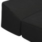 vidaXL Κρεβάτι Καναπέ Αναδιπλούμενο Μαύρο 200 x 70 x 10 εκ. Βελούδο