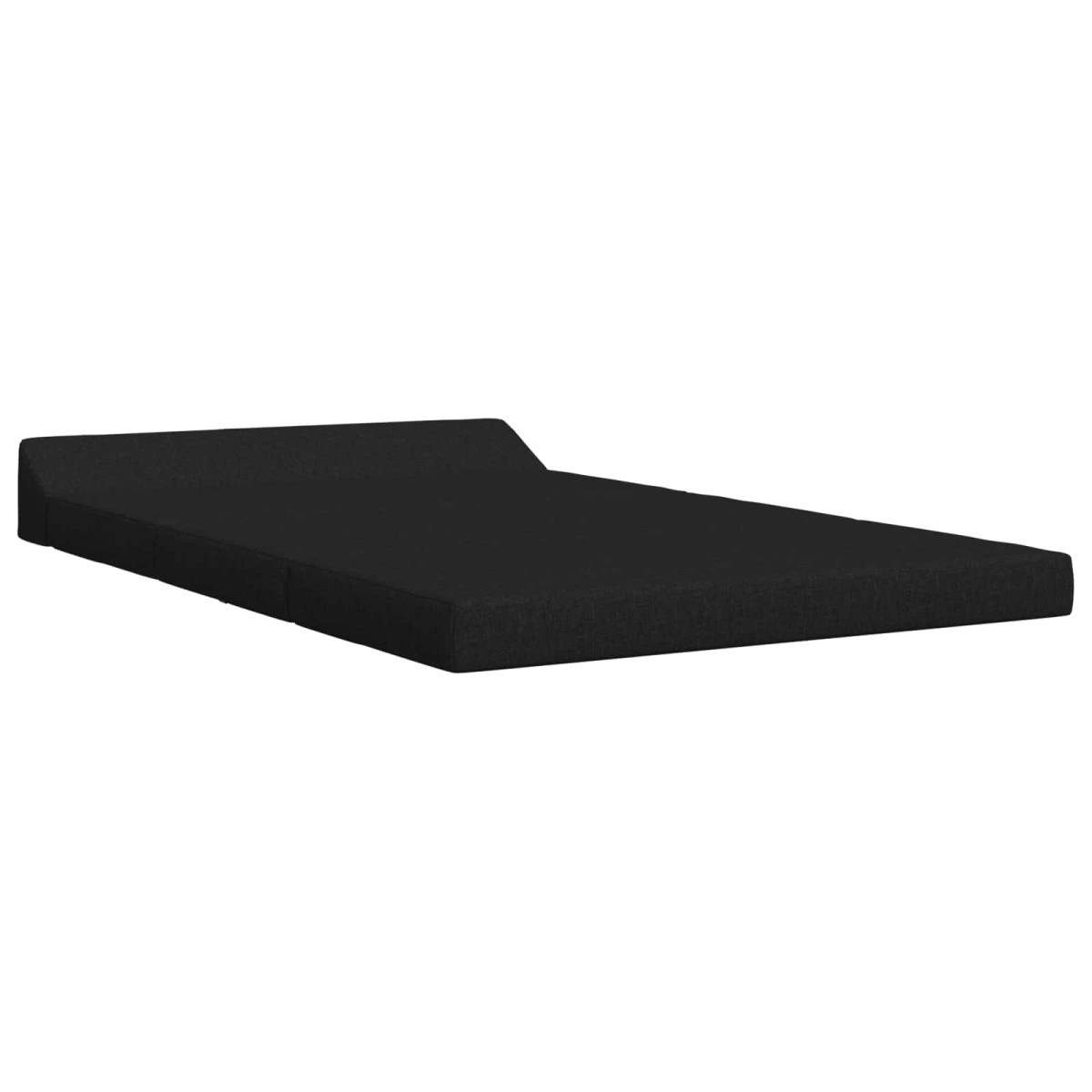 vidaXL Κρεβάτι Καναπέ Αναδιπλούμενο Μαύρο 120 x 60 x 49 εκ Ύφασμα