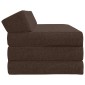 vidaXL Κρεβάτι Καναπέ Αναδιπλούμενο Taupe 120 x 60 x 49 εκ Ύφασμα