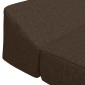 vidaXL Κρεβάτι Καναπέ Αναδιπλούμενο Taupe 120 x 60 x 49 εκ Ύφασμα