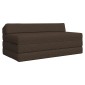 vidaXL Κρεβάτι Καναπέ Αναδιπλούμενο Taupe 120 x 60 x 49 εκ Ύφασμα