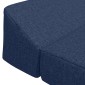 vidaXL Κρεβάτι Καναπέ Αναδιπλούμενο Μπλε 120 x 60 x 49 εκ Ύφασμα