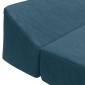 vidaXL Κρεβάτι Καναπέ Αναδιπλούμενο Μπλε 120 x 60 x 49 εκ Ύφασμα