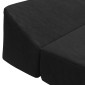 vidaXL Κρεβάτι Καναπέ Αναδιπλούμενο Μαύρο 120 x 60 x 49 εκ Ύφασμα