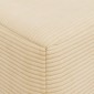 vidaXL Κρεβάτι Καναπέ Αναδιπλούμενο Κρεμ 60 x 70 x 41 εκ Ύφασμα