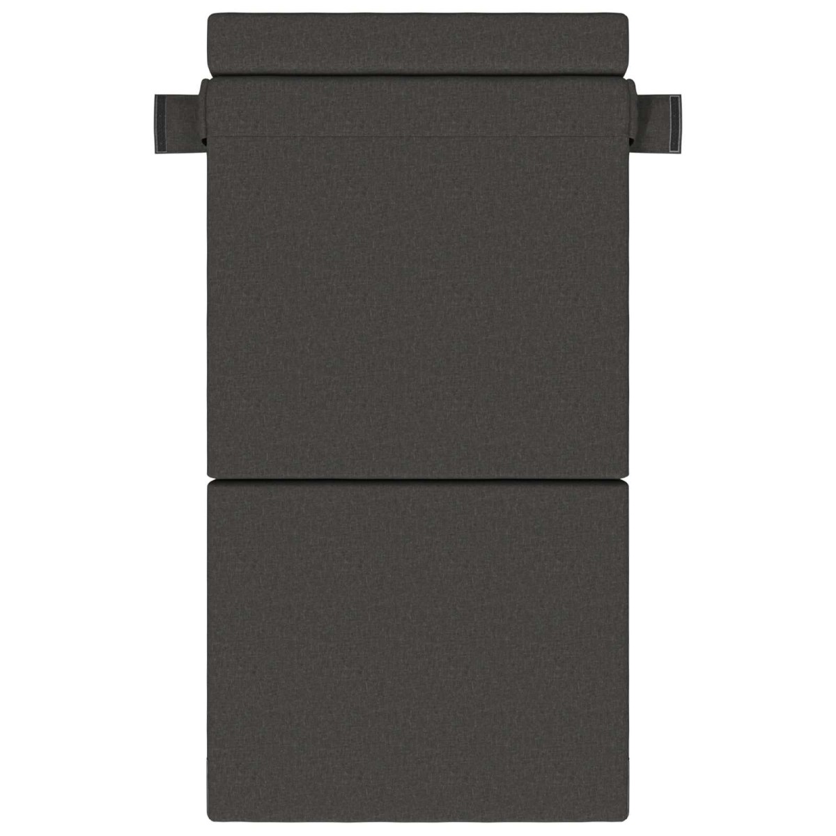 vidaXL Κρεβάτι Καναπέ Αναδιπλούμενο Σκούρο Γκρι 70 x 72 x 60 εκ Ύφασμα