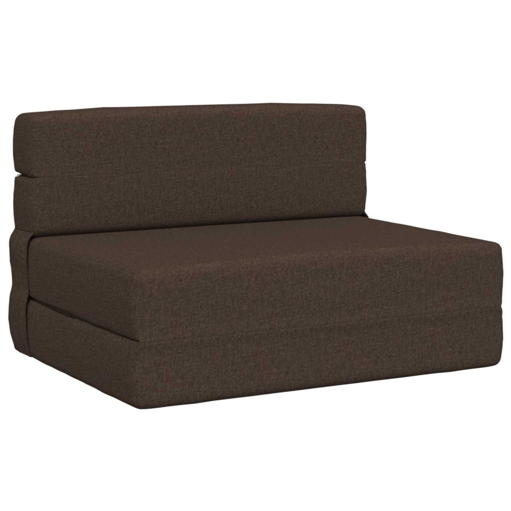 vidaXL Κρεβάτι Καναπέ Αναδιπλούμενο Taupe 70 x 72 x 60 εκ Ύφασμα