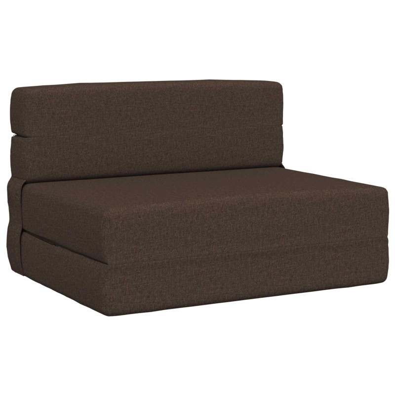 vidaXL Κρεβάτι Καναπέ Αναδιπλούμενο Taupe 70 x 72 x 60 εκ Ύφασμα