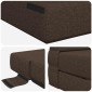 vidaXL Κρεβάτι Καναπέ Αναδιπλούμενο Taupe 70 x 72 x 60 εκ Ύφασμα