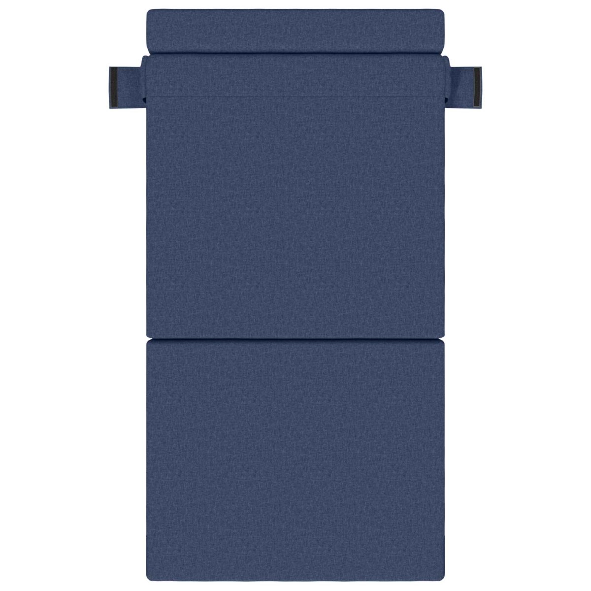 vidaXL Κρεβάτι Καναπέ Αναδιπλούμενο Μπλε 70 x 72 x 60 εκ Ύφασμα