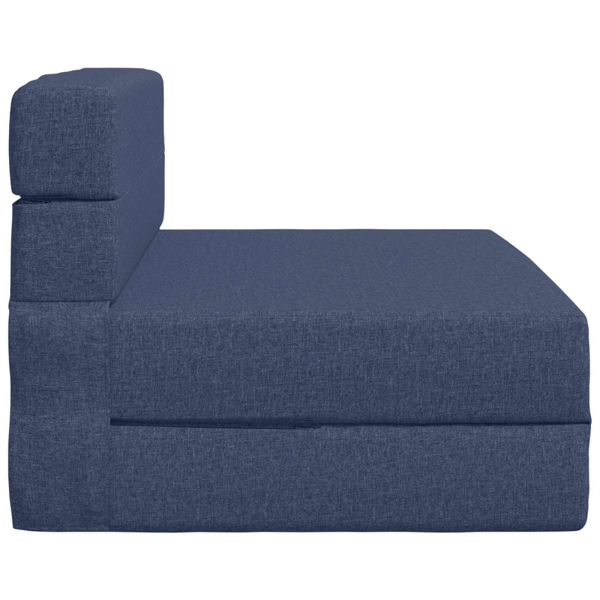 vidaXL Κρεβάτι Καναπέ Αναδιπλούμενο Μπλε 70 x 72 x 60 εκ Ύφασμα
