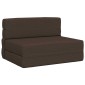 vidaXL Κρεβάτι Καναπέ Αναδιπλούμενο Taupe 70 x 80 x 60 εκ. Ύφασμα