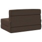 vidaXL Κρεβάτι Καναπέ Αναδιπλούμενο Taupe 70 x 80 x 60 εκ. Ύφασμα